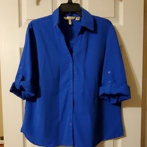 Saloni Too Shirt Blue pokadot size 2xl